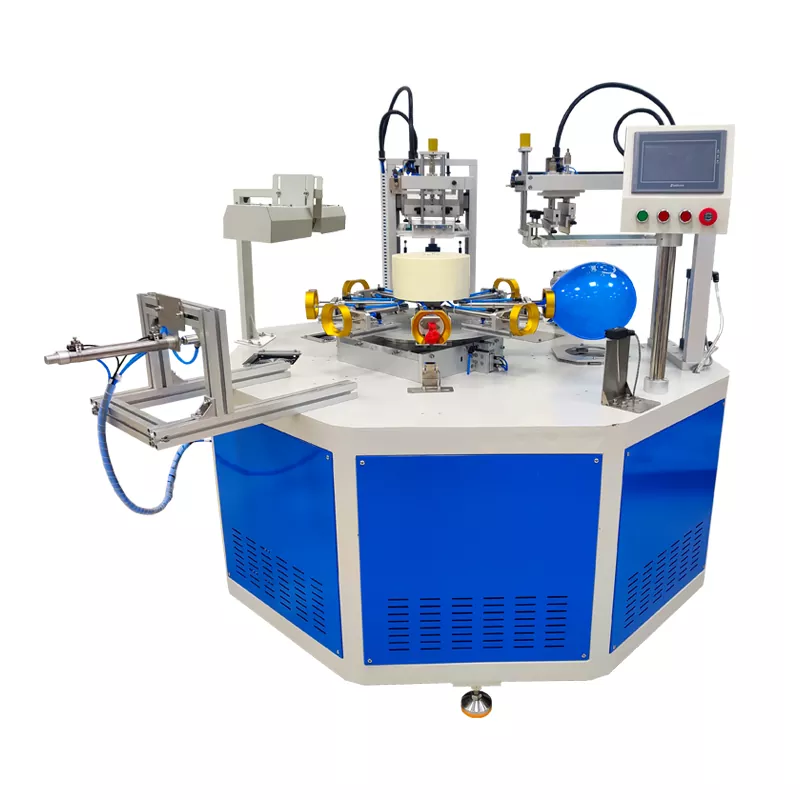 خودکار 2 رنگین غبارے اسکرین پرنٹنگ مشین