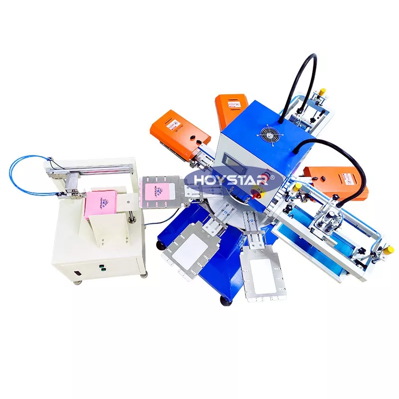 خودکار 2 رنگ نیپکن اسکرین پرنٹنگ مشین