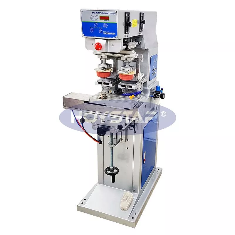 شٹل ورک ٹیبل کے ساتھ دو کلر پیڈ پرنٹر